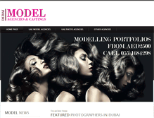 Tablet Screenshot of model-agency-dubai.com